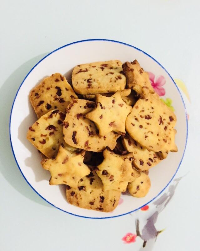 低糖少油版蔓越莓饼干