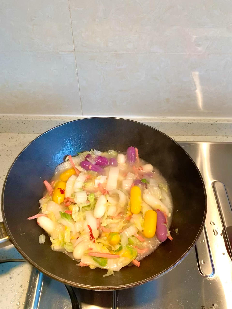 白菜肉丝年糕