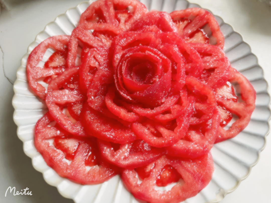 花开富贵-糖拌西红柿