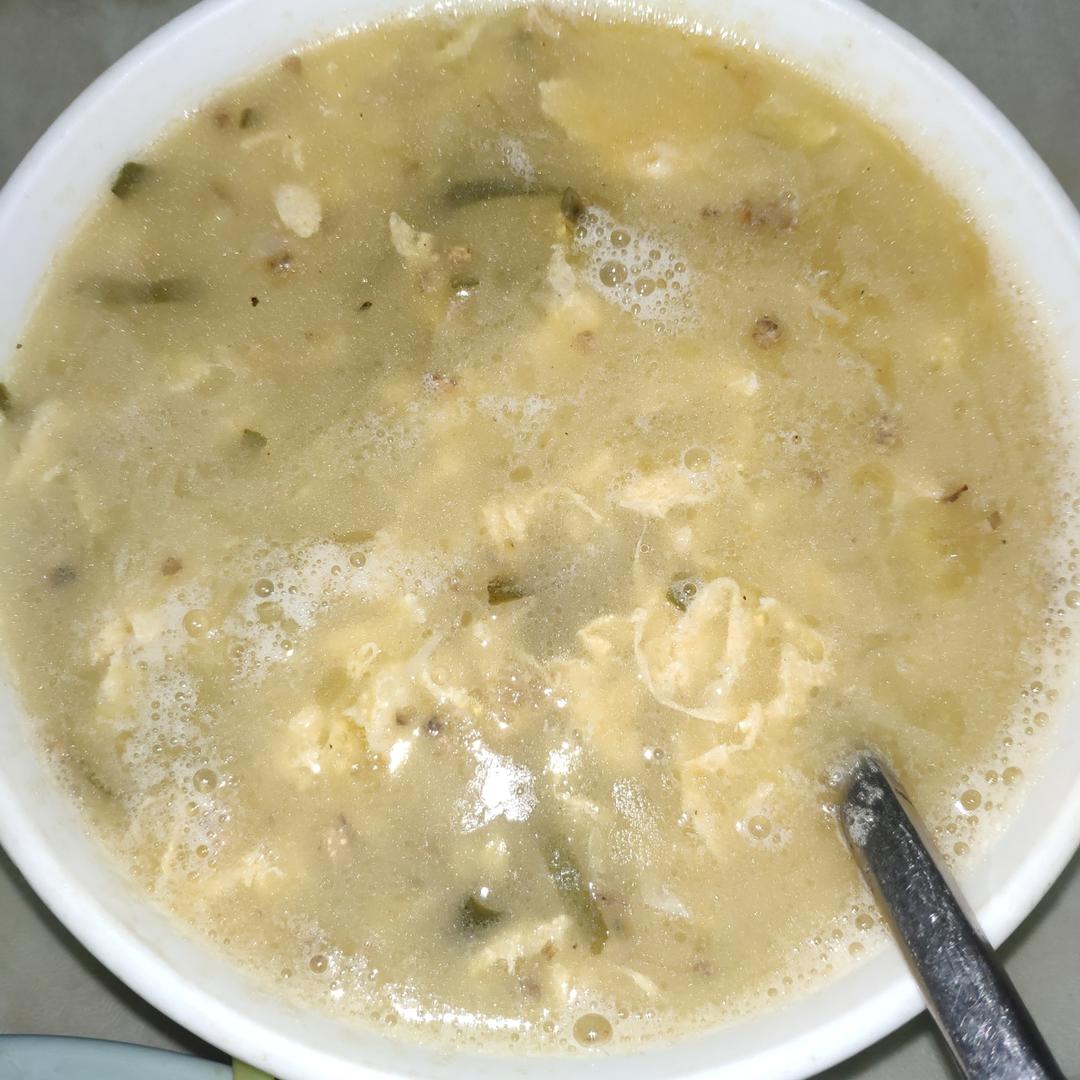 虾仁菌菇鸡蛋汤