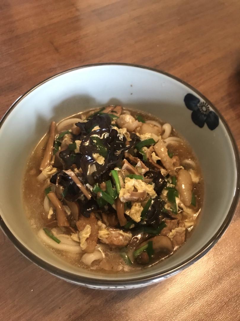 冬天吃的暖和的打卤面