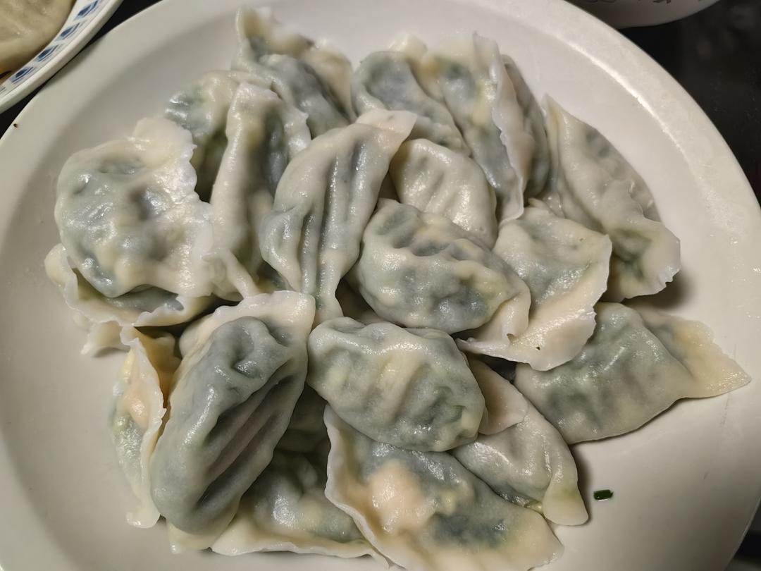 自制喜家德水饺-虾仁韭菜鸡蛋馅