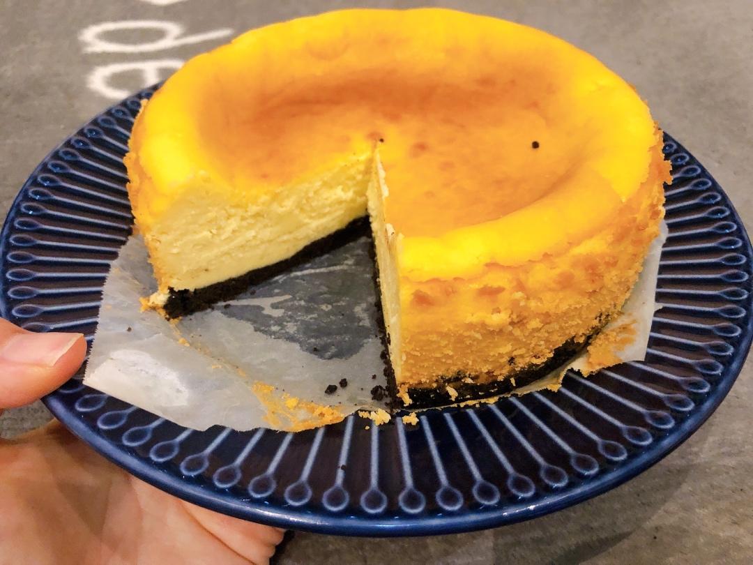 《Tinrry下午茶》教你做烤蓝莓重芝士蛋糕（6寸配方）