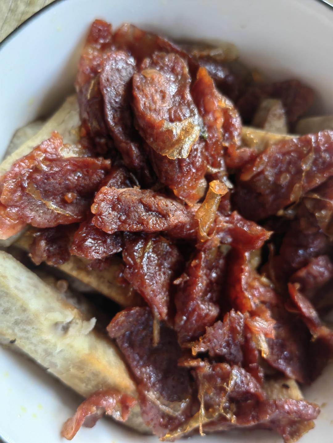 有手就会的秋冬美味—腊味蒸芋头