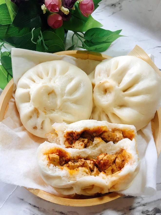 豆腐榨菜包子的做法