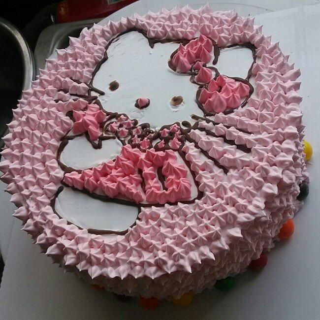 KT猫裱花蛋糕