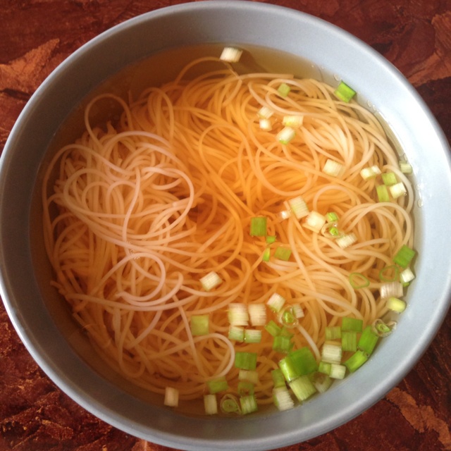 小葱麻油酱油面