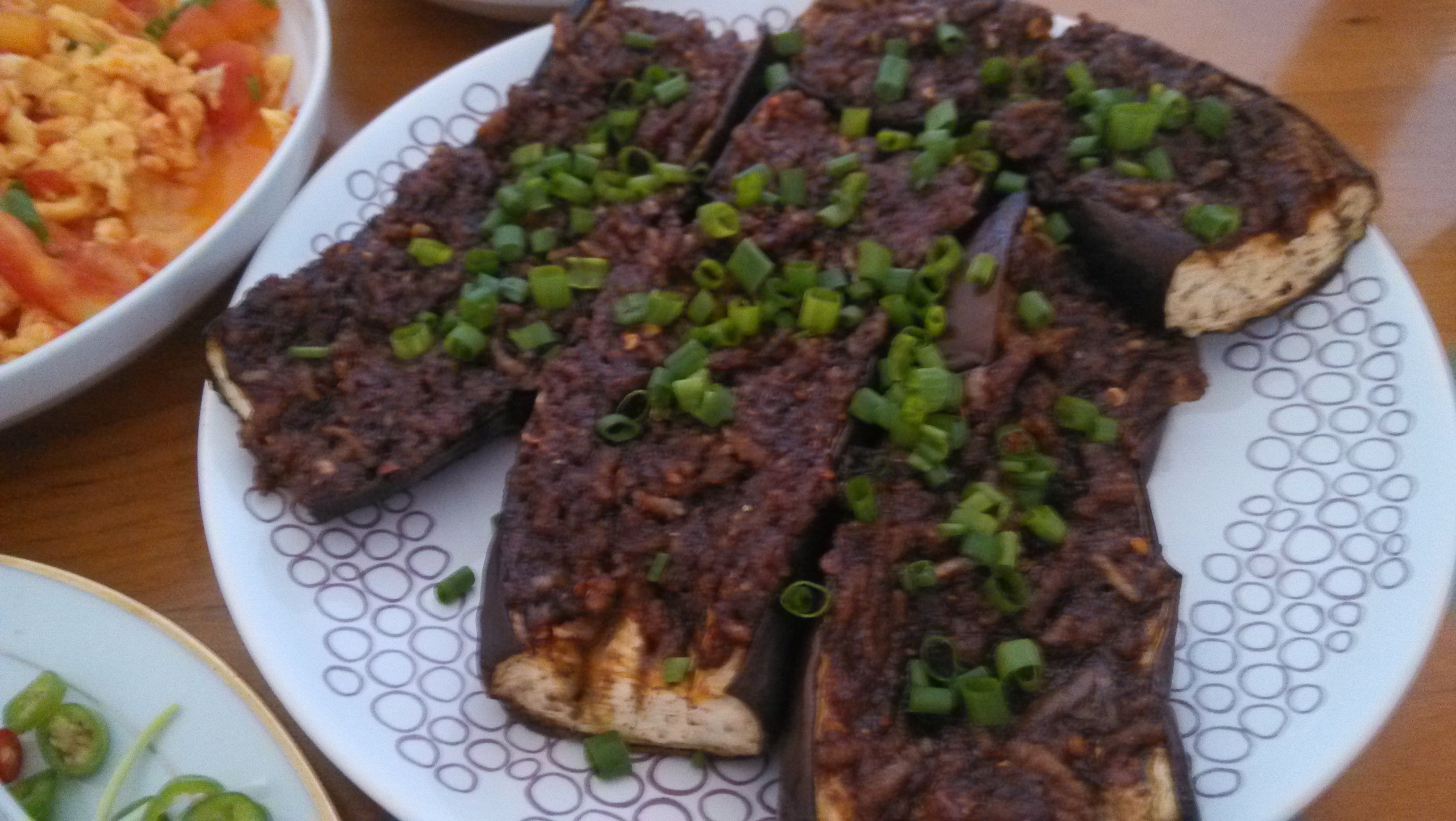 蒜味烤茄