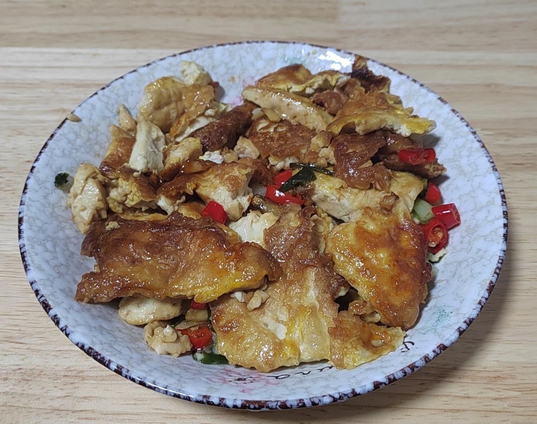 焖煎豆腐