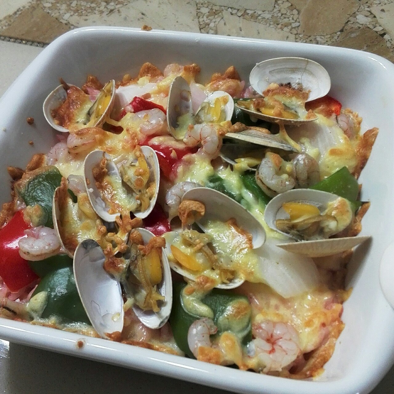 海鲜焗饭