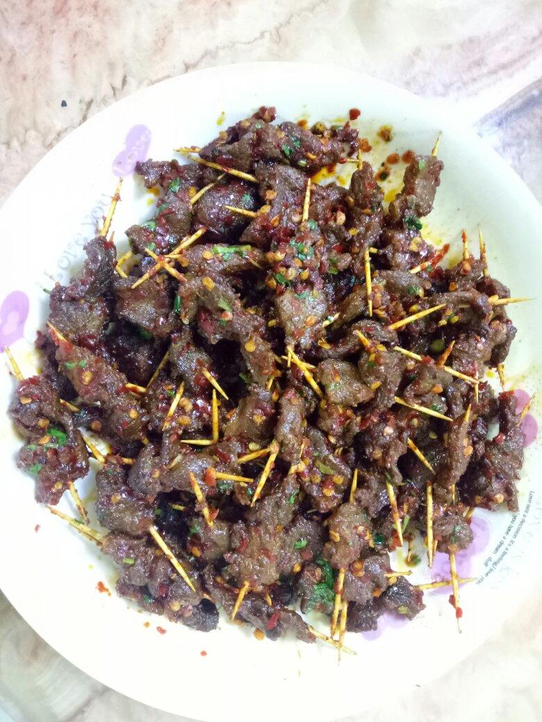 牙签牛肉串-湖南口味
