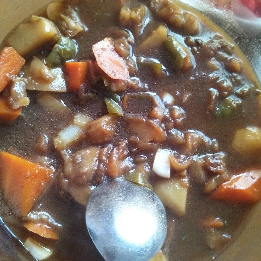 尖椒茄子炖土豆