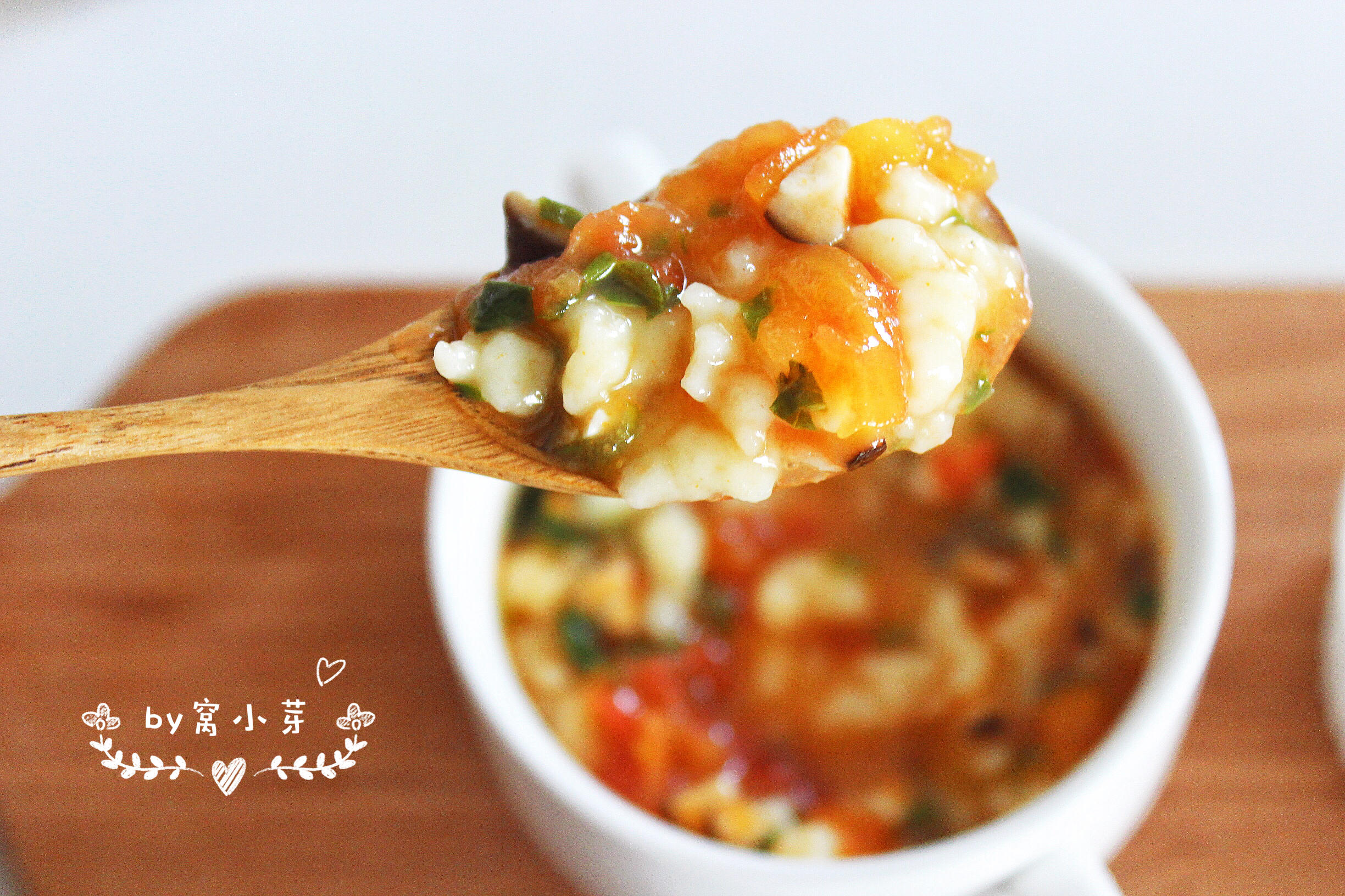 宝宝辅食：西红柿蘑菇疙瘩汤—酸甜开胃，热乎乎喝下一大碗！8M+的做法
