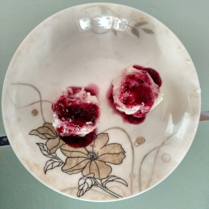 蓝莓山药泥