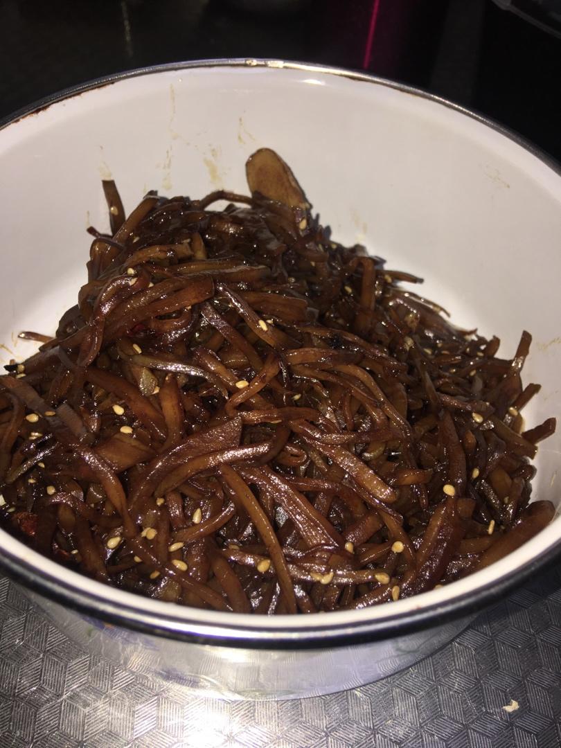 炒咸菜疙瘩丝