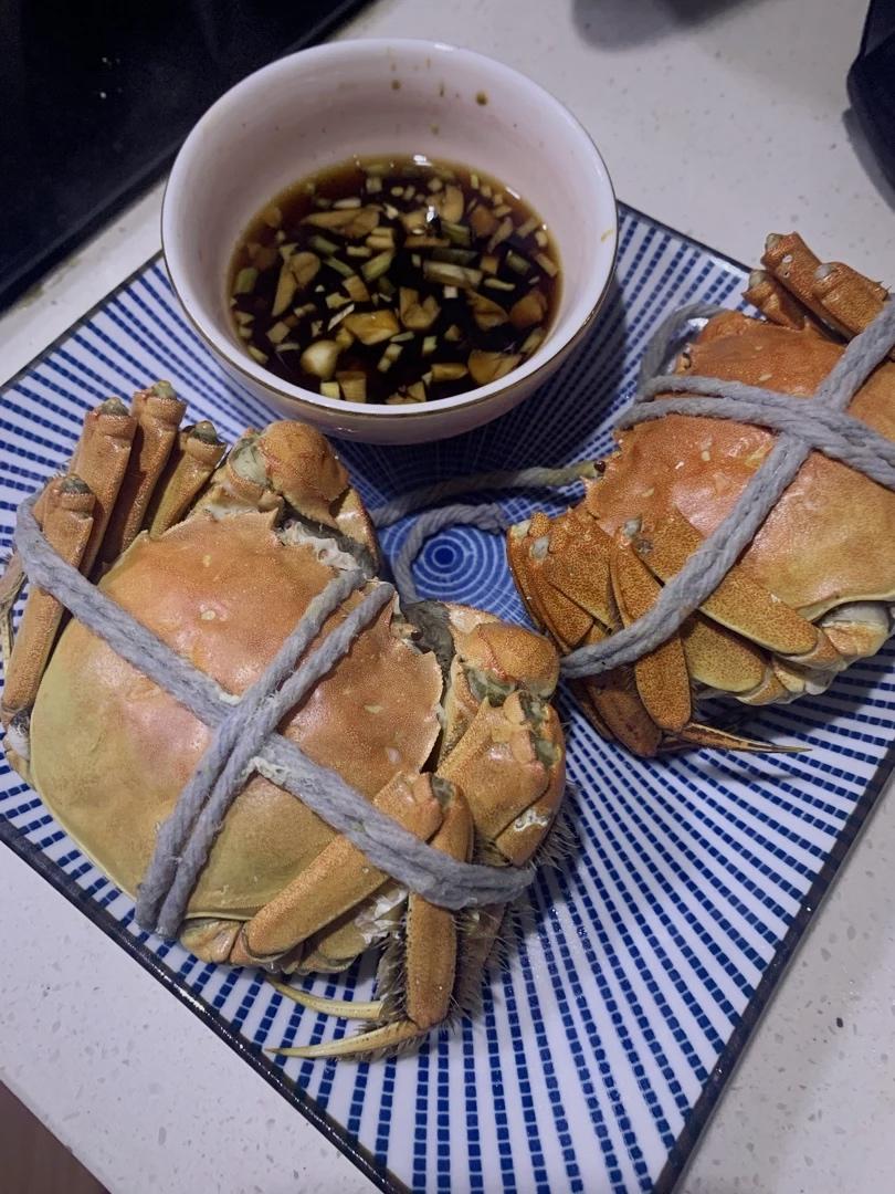 清蒸大闸蟹