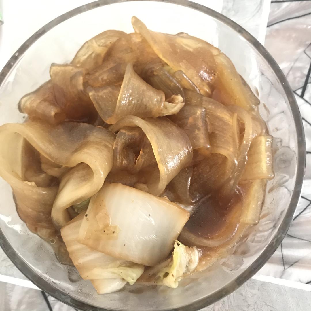 白菜炖粉条（素）