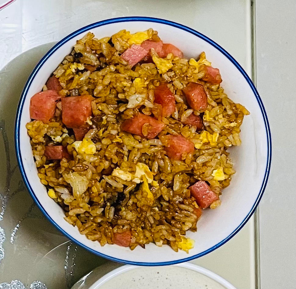好吃到飞‼️酱油炒饭（快手懒人版）蚝油炒米 简单不失美味❗️