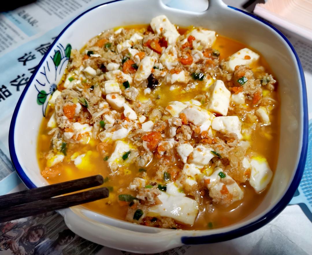 蟹粉烩豆腐