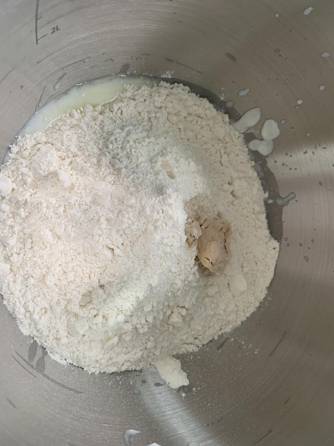 纯奶手撕吐司的做法 步骤1