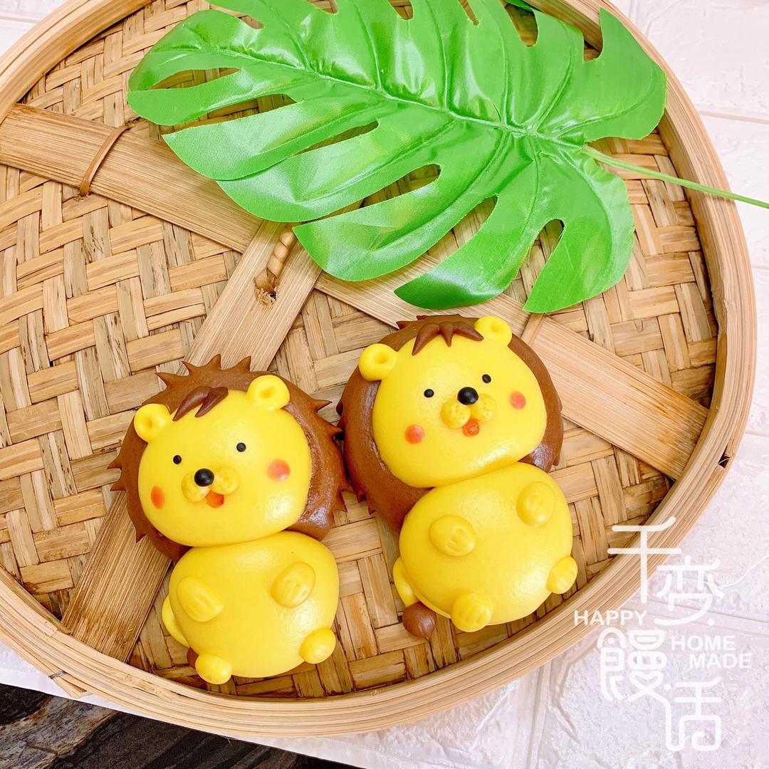可爱造型馒头 胖嘟嘟小狮子