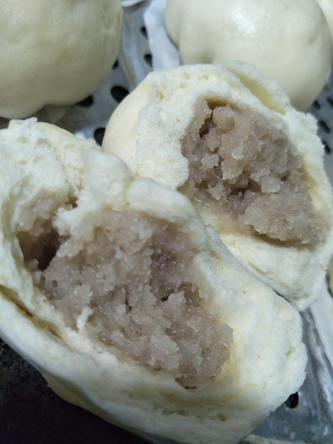 90阳光-做的芋泥包子