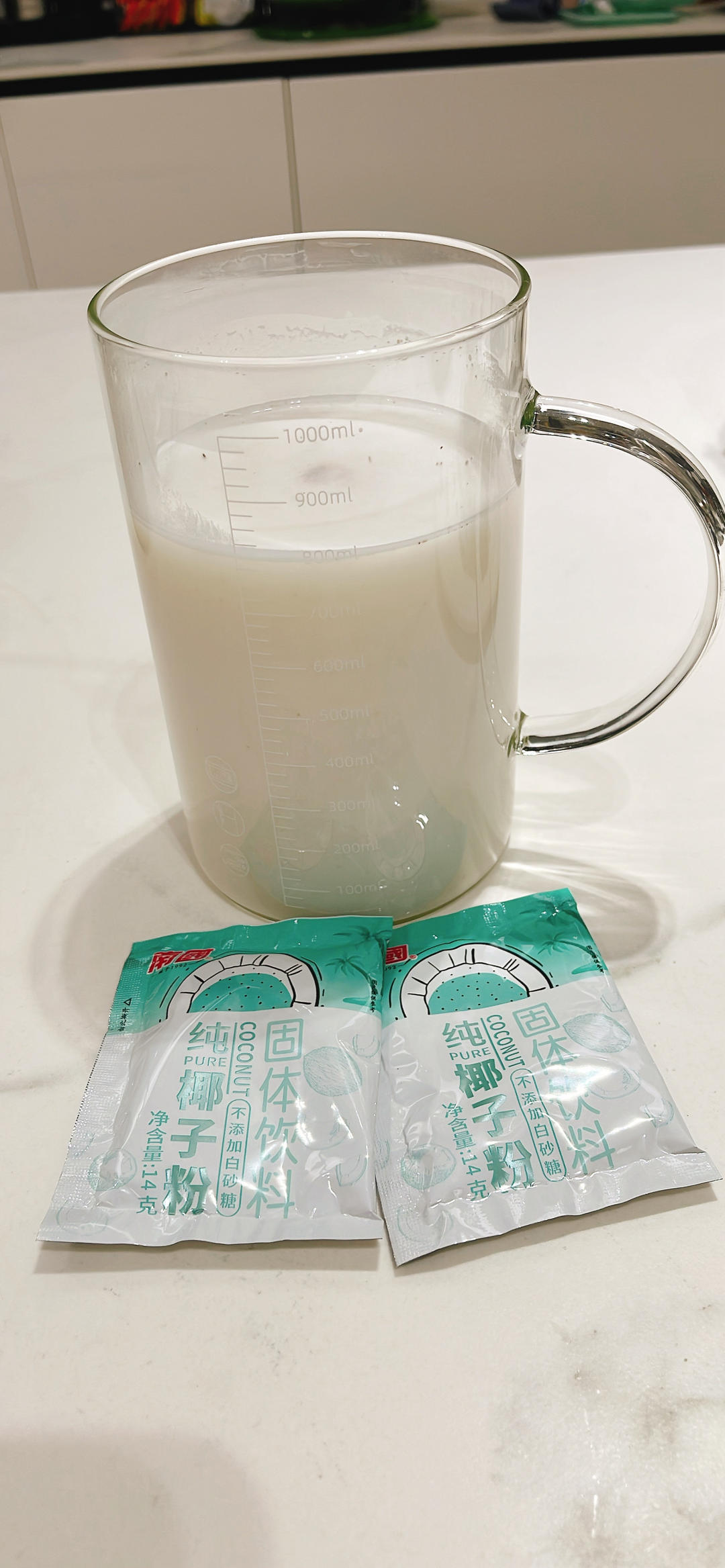 椰子粉制作椰奶