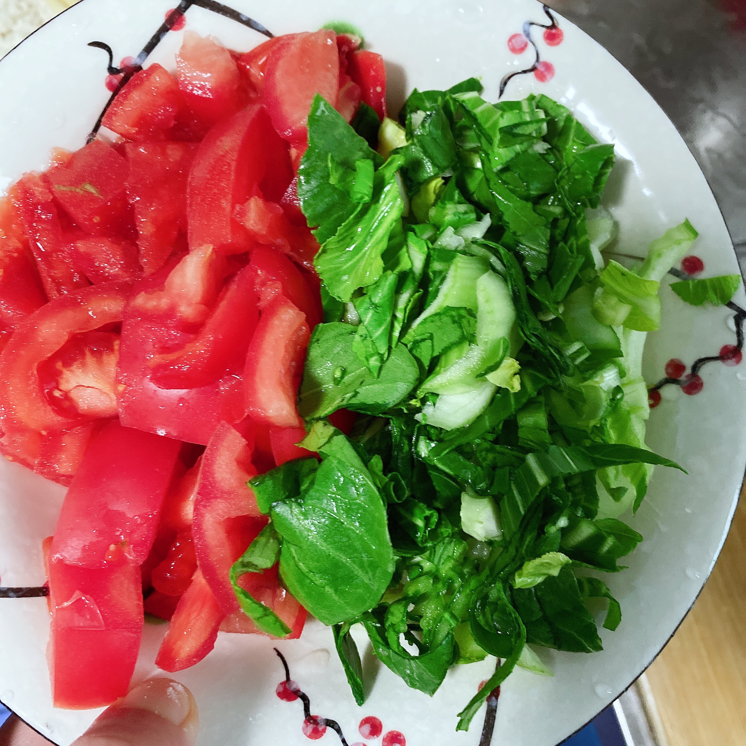 番茄巴沙鱼疙瘩汤的做法 步骤2