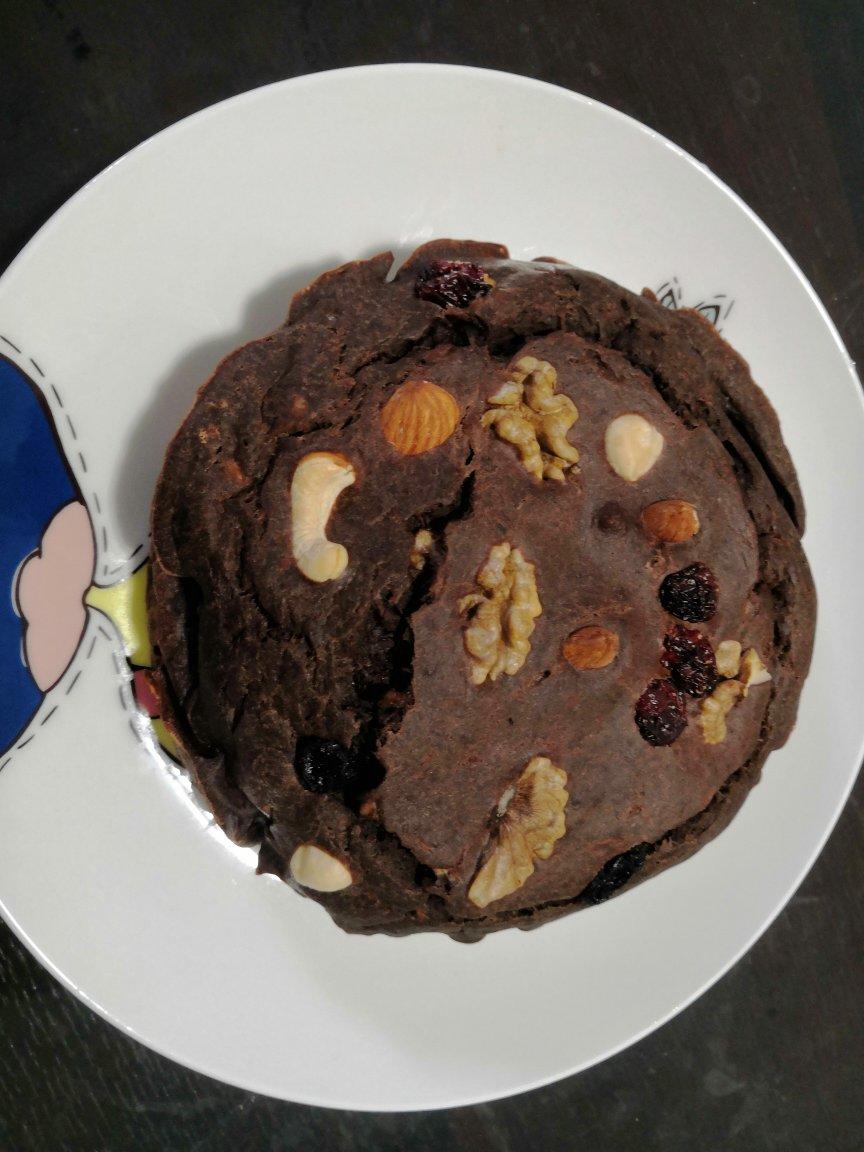 低脂香蕉可可布朗尼