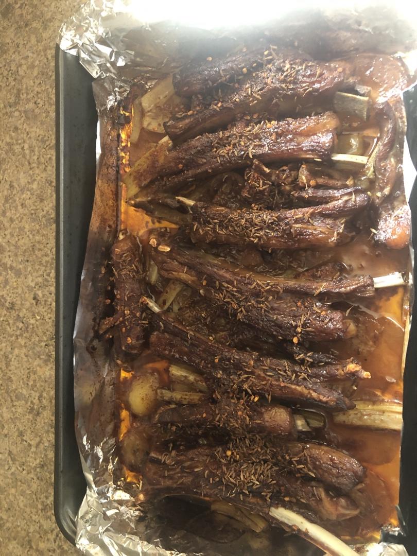 烤箱版的烤羊排