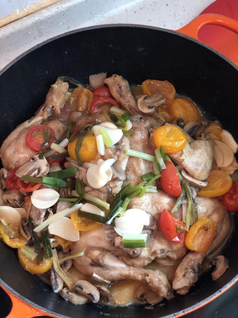 staub铸铁锅之盐焗鸡