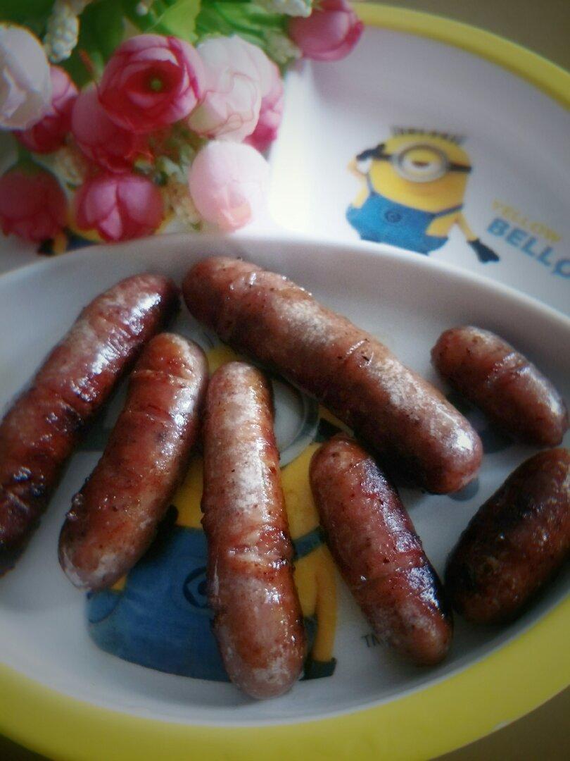 榴莲不留恋做的自制儿童肠烤肠