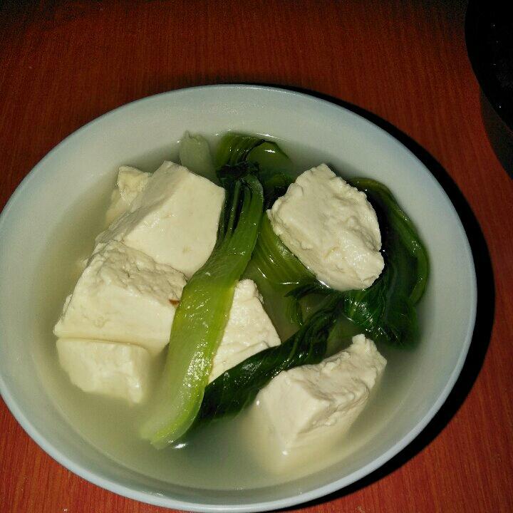 青菜豆腐汤