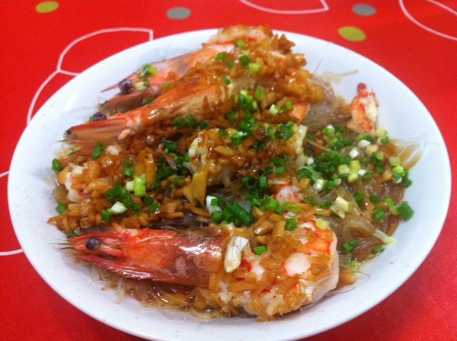 蒜蓉粉丝蒸虾