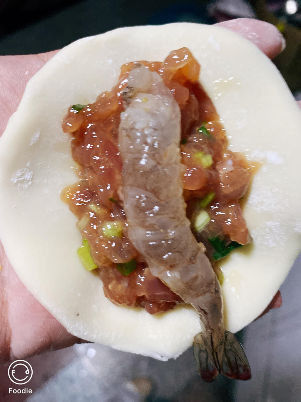 酥脆鲜虾锅贴