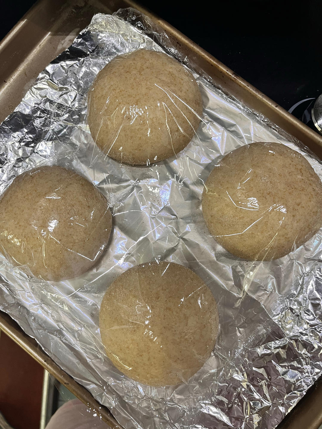 无糖无油全麦麦芬/简单好做好吃/一次发酵