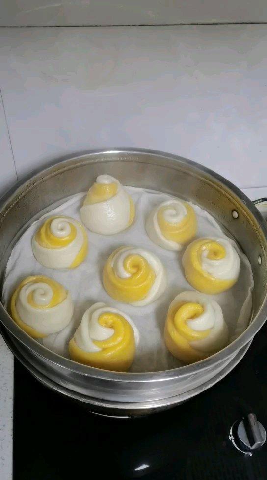 紫薯玫瑰花馒头