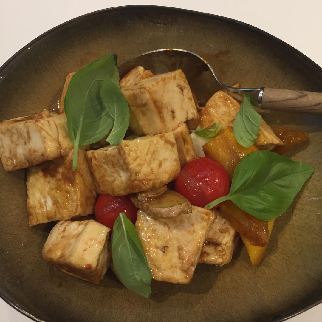 简单的番茄炒豆腐