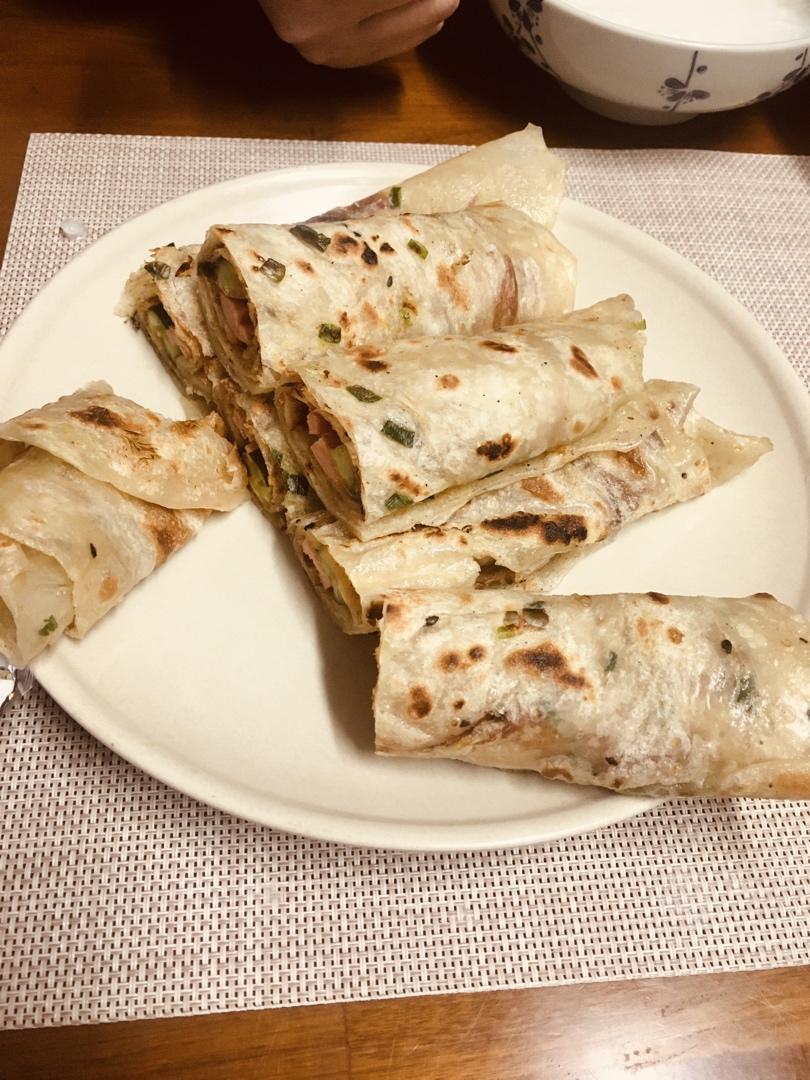 葱香四溢手抓饼