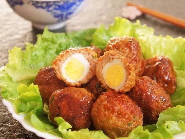 红烧鹌鹑蛋肉丸