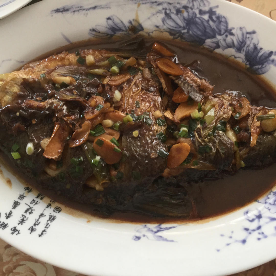 家常红烧扁鱼