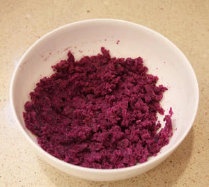 紫薯全麦欧包的做法 步骤2