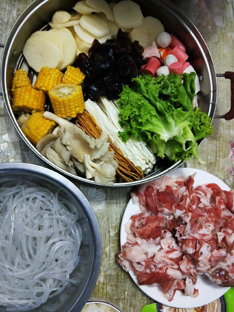 聆听3309做的火锅配菜