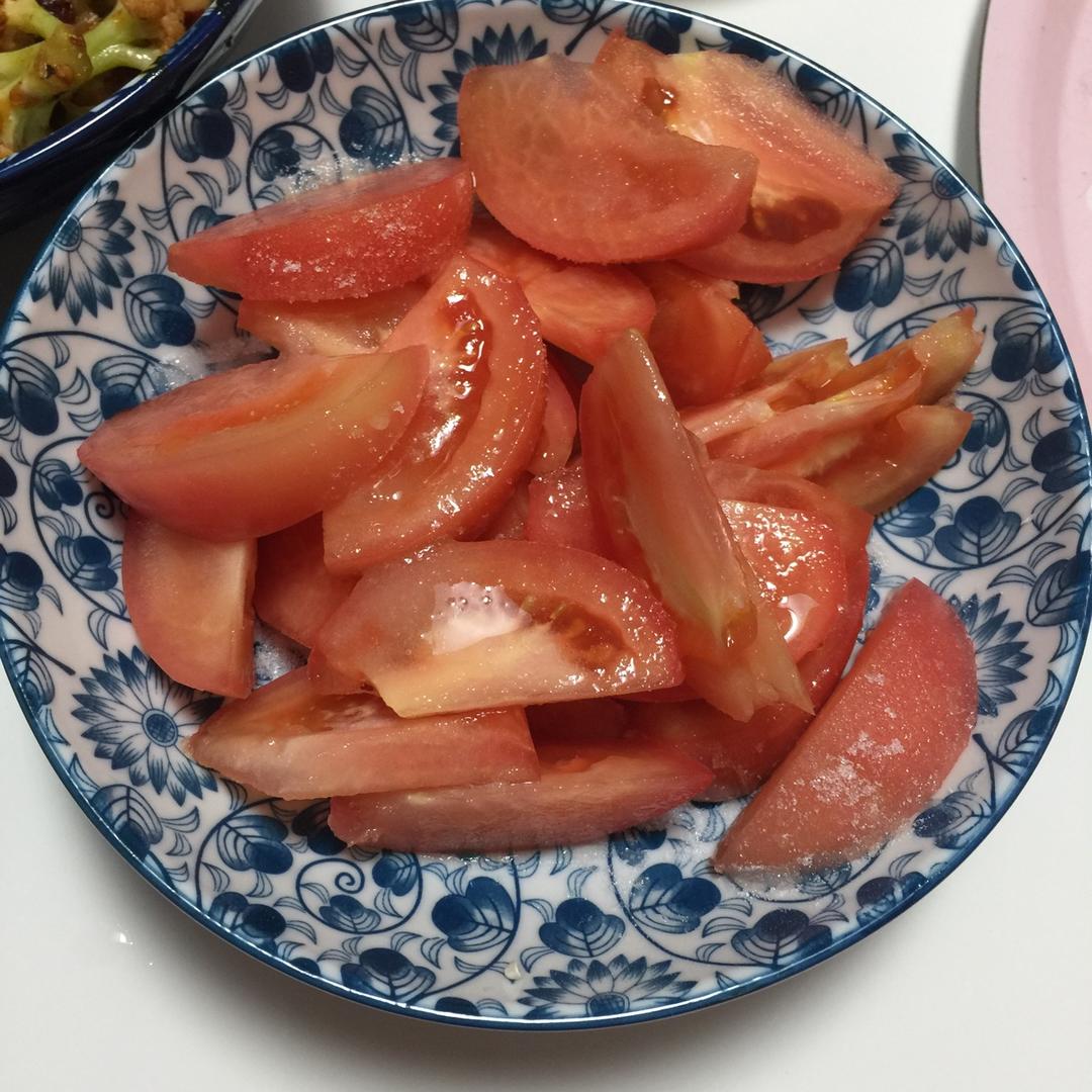 白糖拌西红柿