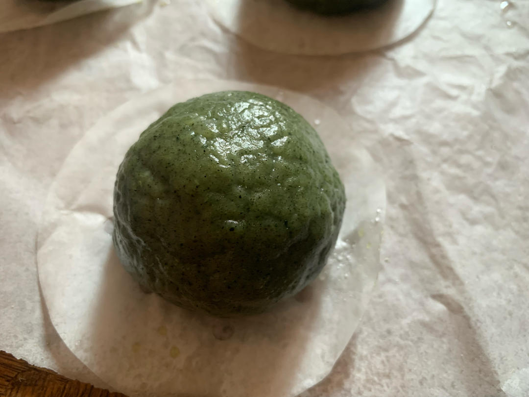 艾草粉青团（不裂不塌隔天不硬）