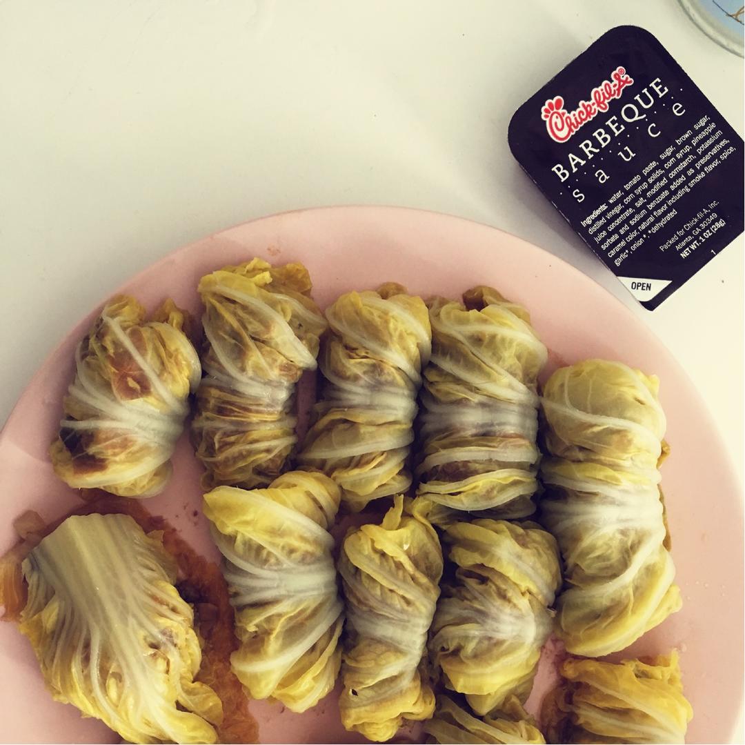 肉酿白菜卷