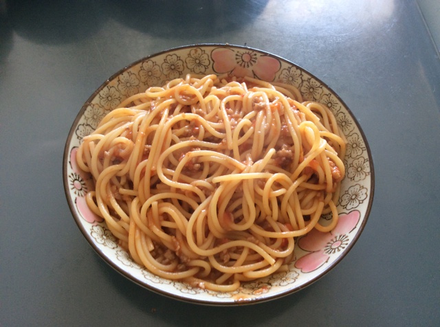 番茄肉酱意大利面