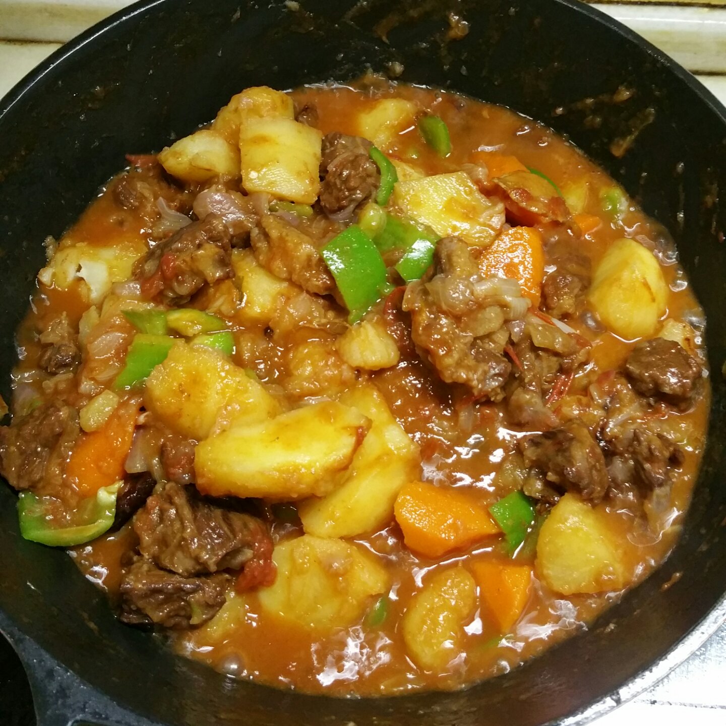 土豆炖牛肉