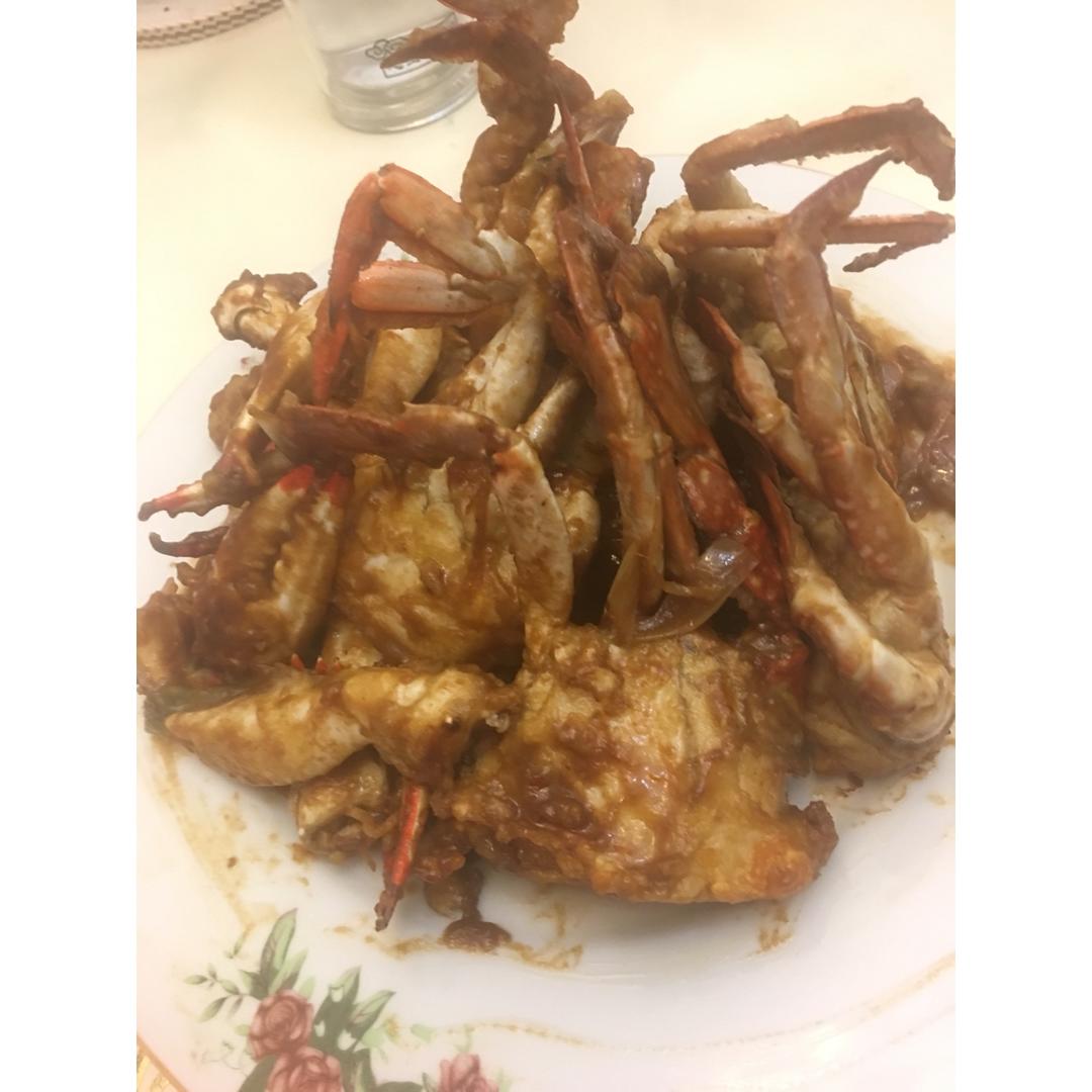 堂妈教你做酱爆螃蟹