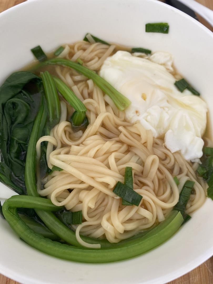 🍜早餐吃一碗热乎乎的鸡蛋面❗️胃暖暖的，好舒服